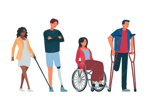 Ilustración de personas con discapacidad en la antigüedad