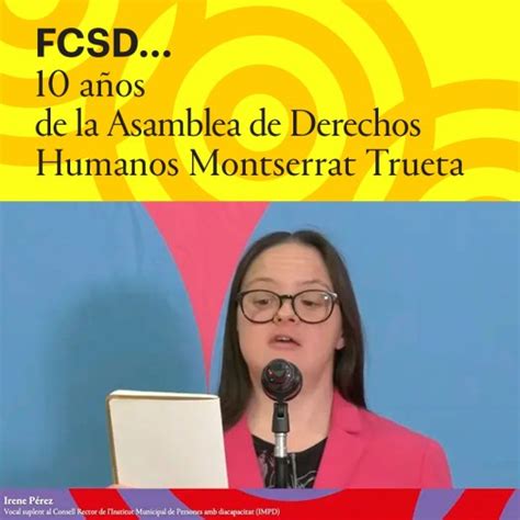 Montserrat Vilarrasa, Secretaria de la Asamblea de Derechos Humanos 