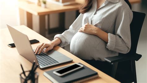 Ilustración que representa la protección laboral durante el embarazo y postparto