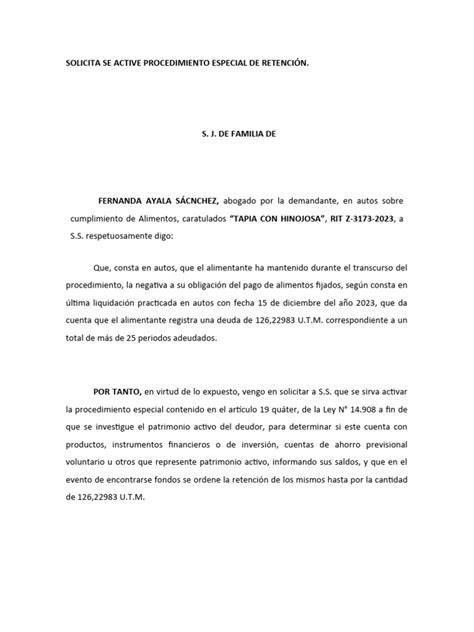 Infografía sobre procedimiento especial de retención de cuentas para pensión de alimentos
