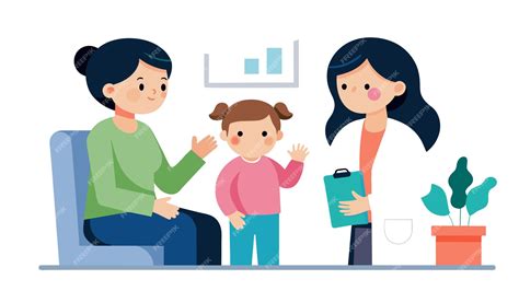 Niño interactuando con un profesional de la salud en un ambiente amigable
