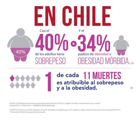 Infografía: Tendencias de envejecimiento y obesidad en Chile