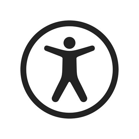 Icono de accesibilidad en plataformas de encuestas