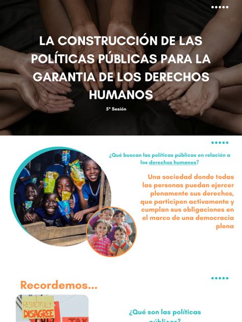 Esquema sobre la interconexión entre políticas públicas, derechos humanos y equidad social