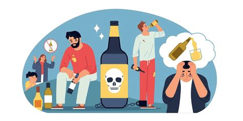 Iconos representando las señales de alerta para el consumo problemático de alcohol en personas mayores.