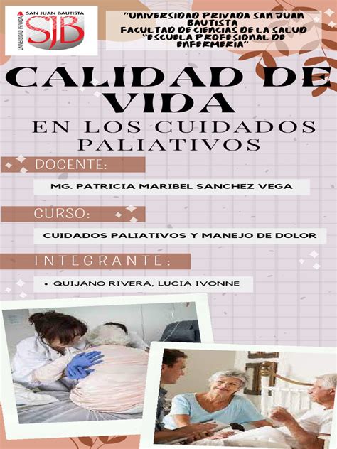 Infografía mostrando la mejora de calidad de vida con cuidados paliativos