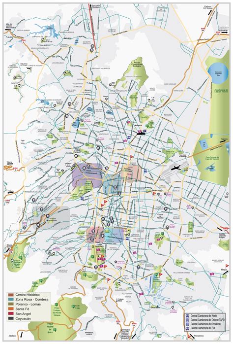 Mapa de la maqueta de la ciudad Shinra y ubicaciones de las piezas