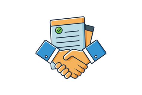 Ilustración de un acuerdo firmado y sellado, representando un convenio regulador o transacción