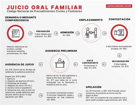 Esquema de las etapas de una demanda reconvencional en un juicio de familia