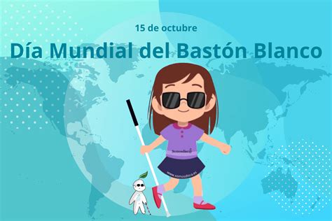 Infografía o esquema sobre la historia del bastón blanco y sus pioneros
