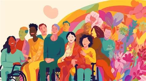 Esquema visual que representa los principios del arte inclusivo: accesibilidad, equidad, diversidad y participación