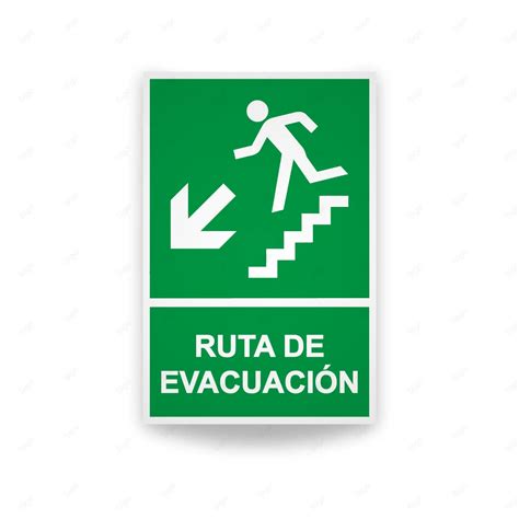 Señalética de seguridad y evacuación adaptada