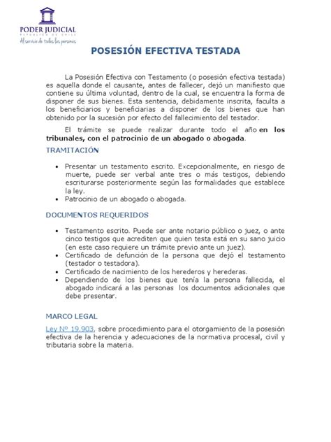 infografía que compara posesión efectiva testada e intestada