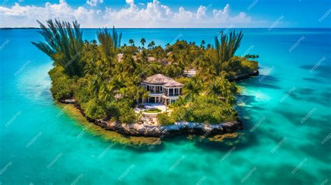 Foto de una villa de lujo en una isla privada