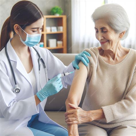 Foto: Profesional de la salud explicando la medicación a un adulto mayor