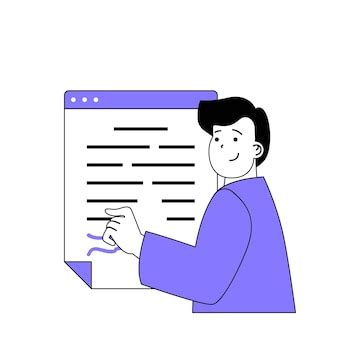 ilustracion de personas realizando tramites en linea con dispositivos digitales
