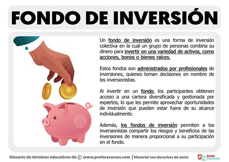 Infografía: Ejemplo de inversión en un fondo y su rentabilidad