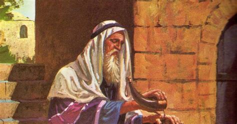 Samuel como juez y profeta, hablando al pueblo de Israel