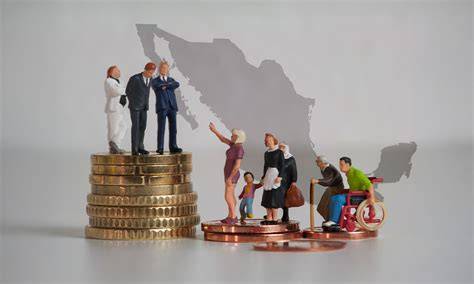 Gráfica desigualdad pensiones en población mayor