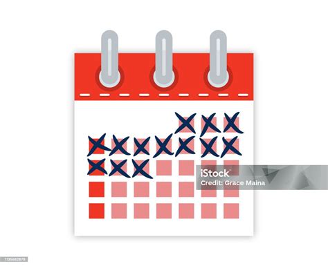 Ilustración que representa un calendario con algunos días marcados, simbolizando períodos de cotización y lagunas previsionales.