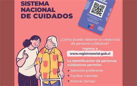 infografía sobre el proceso de registro y obtención de la credencial de persona cuidadora