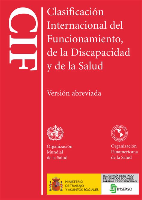 Esquema de la Clasificación Internacional del Funcionamiento, de la Discapacidad y de la Salud (CIF)