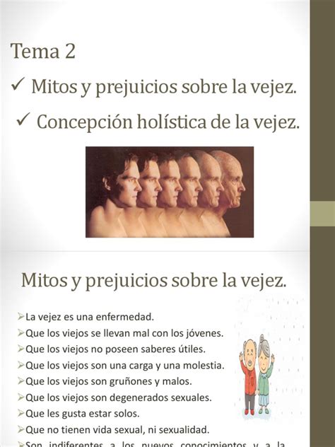 Diagrama de prejuicios comunes sobre la vejez y cómo romperlos