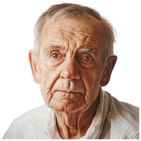 Persona de edad avanzada riendo con un filtro de envejecimiento aplicado en su rostro