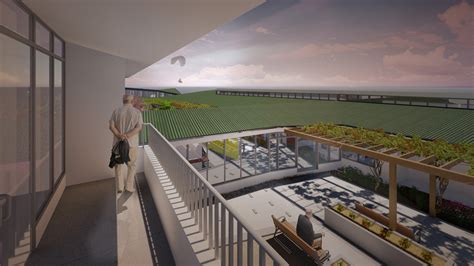 Diseño arquitectónico o maqueta del Establecimiento de Larga Estadía para Adultos Mayores (ELEAM) en Chillán