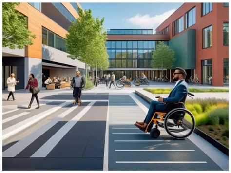 Foto: Entorno urbano accesible para personas con discapacidad