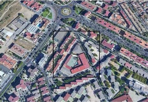 Vista aérea de comunas residenciales en el sector sur de Santiago