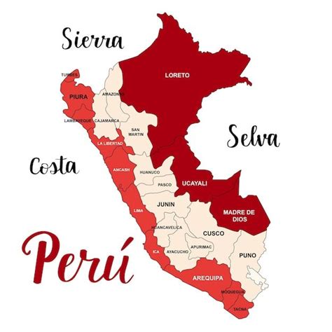 Mapa de Perú destacando las zonas urbanas y los desafíos de accesibilidad