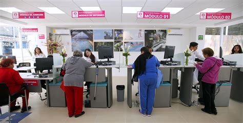 Fotografía de una oficina de atención ciudadana