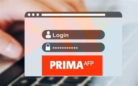 captura de pantalla del portal web de AFP Prima mostrando la sección de actualización de datos