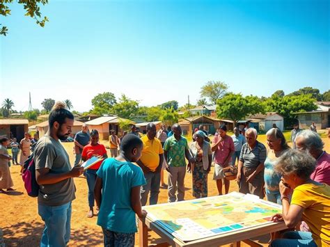Esquema de las etapas de un diagnóstico participativo comunitario