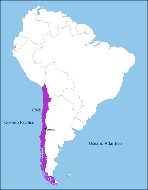 Mapa de Chile con la ubicación de los parques de Caja Los Héroes