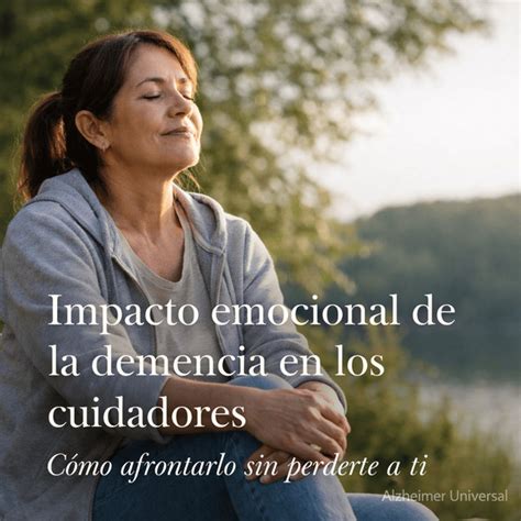 Representación visual del impacto emocional en cuidadores de Alzheimer.