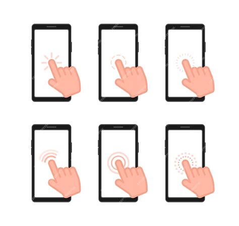Ilustración de un smartphone mostrando gestos de ampliación en la pantalla