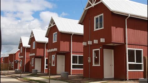 Foto de una vivienda de subsidio habitacional en Chile