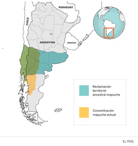 Mapa ilustrativo de comunidades mapuches y rutas de transmisión de saberes
