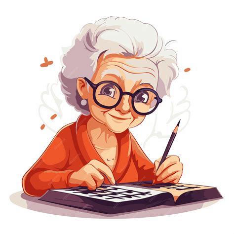 Ilustración: Adulto mayor escribiendo en un cuaderno