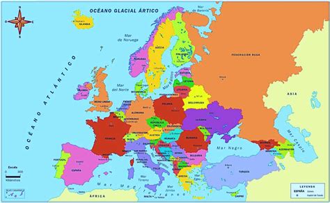 Mapa de Europa con el gasto medio en pensiones por beneficiario por país, resaltando los valores máximos y mínimos.