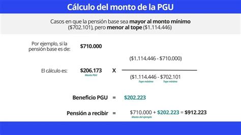 Gráfico evolución monto PGU por edad