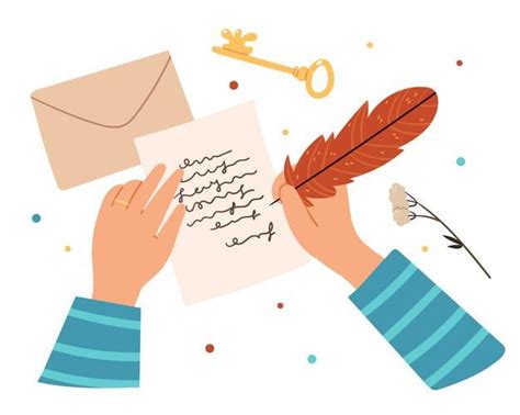 Persona escribiendo una carta con un fondo simbólico de diversidad y derechos humanos