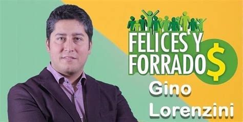 Logo de Felices y Forrados y una imagen de Gino Lorenzini