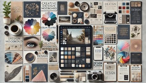 Tablero de inspiración con diferentes ideas de retratos para personas mayores, incluyendo pasatiempos y mascotas.