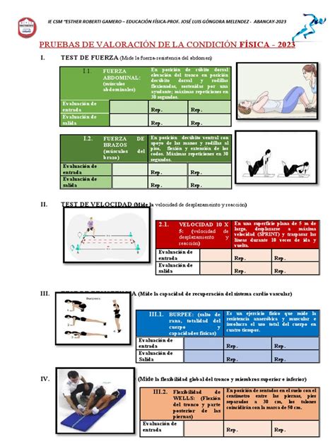 Tabla que muestra la valoración de la condición física funcional antes y después de la intervención, incluyendo medias, desviaciones estándar, Lambda de Wilks y Eta2 para cada grupo y prueba del SFT.