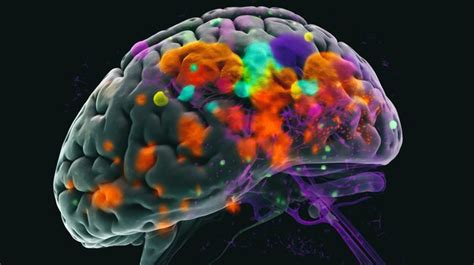 Ilustración esquemática de un cerebro con áreas resaltadas que representan las funciones cognitivas y adaptativas afectadas en la discapacidad intelectual.