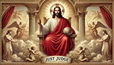 Representación artística de Jesucristo como juez justo y compasivo