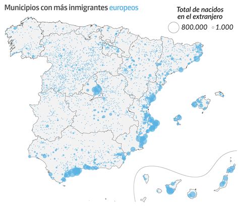 Mapa: Distribución de cuidadores inmigrantes en Cataluña